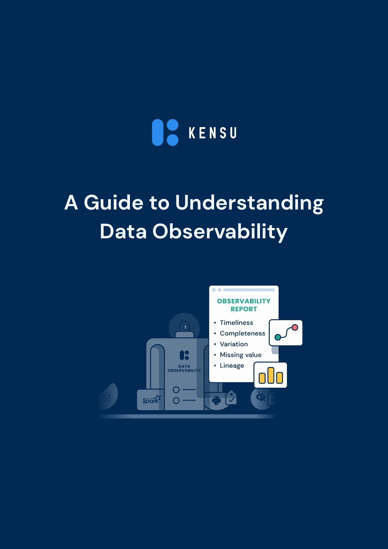 A Guide to Understanding Data Observability cover